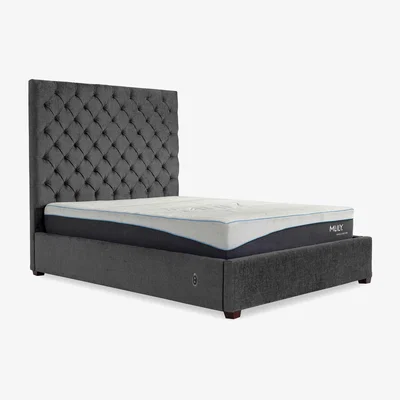 Furniture Village Charlotte 160cm Headboard Electric Ottoman Bed Frame - Double