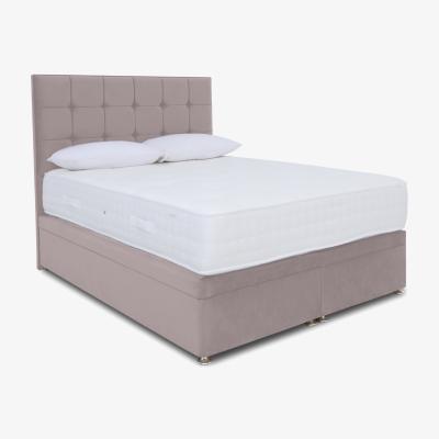 Furniture Village Sleep Story - Ortho 2000 Electric End Ottoman Divan Set - Super King - Plush Lilac