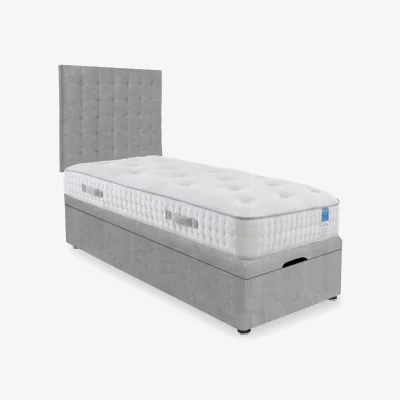Furniture Village Sleep Story - Ergo Deluxe End Lift Ottoman Divan Set - Small Single - Lace Dolphin