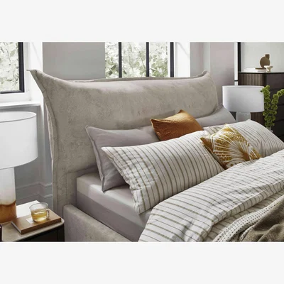 Furniture Village Celestial Manual Ottoman Bed Frame - Super King - Anthracite
