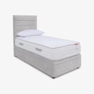 Furniture Village Sleep Story 2000 Electric End Ottoman Divan Set - Single - Lace Dolphin