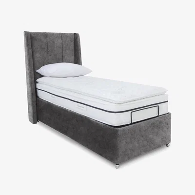 Furniture Village E-Motion Akira Adjustable Ottoman Divan Base with Headboard - Single
