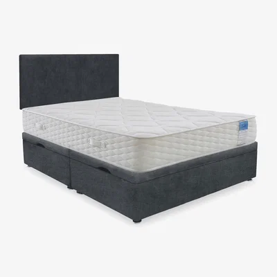 Furniture Village Sleep Story - Memory Plus Side Lift Ottoman Divan Set - Small Single