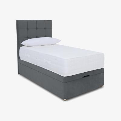 Furniture Village Sleep Story - Ortho 2000 Manual End Ottoman Divan Set - Small Single