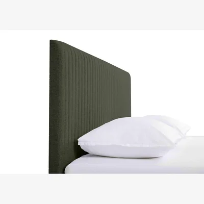 Furniture Village TEMPUR - Arc Disc Ottoman Bed Frame with Vertical Headboard - King Size with Oak Feet