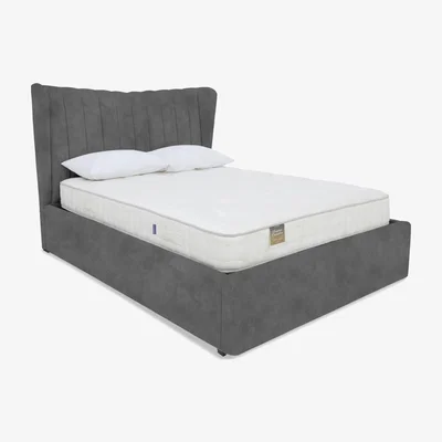 Furniture Village Highgrove - Bourne Electric Ottoman Bed Frame - Super King - Lace Domino