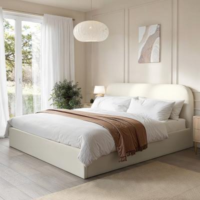 Furniture123 Cream Fabric Super King Ottoman Bed Frame - Zara