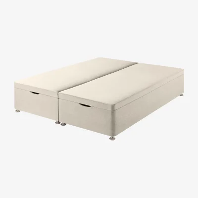 Feather & Black Harrison Spinks Classic Ottoman Divan Base, King - Mole Pebble