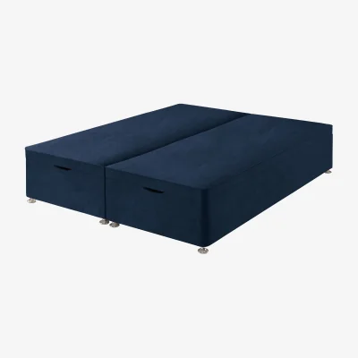 Feather & Black Harrison Spinks Classic Ottoman Divan Base, Super King - Seven Navy
