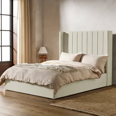 Habitat Habitat Kempley Small Double End Lift Ottoman Bed - Cream