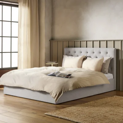 Habitat Habitat Halstead Kingsize End Lift Ottoman Bed - Grey