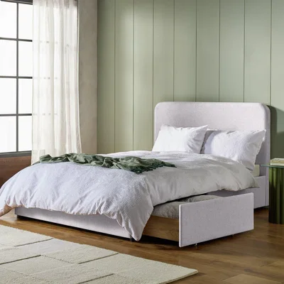 Habitat Habitat Chadwell Kingsize Storage Ottoman Bed - Natural