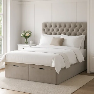 Habitat Millbrook Chester Kingsize End Lift Ottoman Bed - Natural
