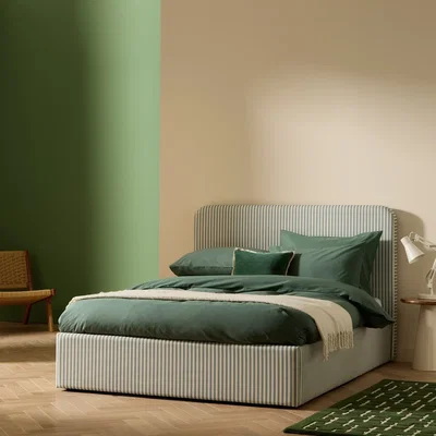 Habitat Habitat Chadwell Kingsize End Lift Ottoman Bed -Sage