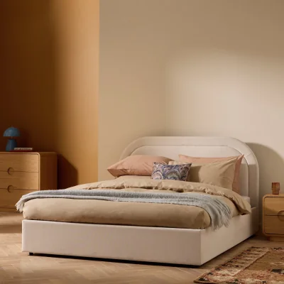 Habitat Habitat Ashford Double End Lift Ottoman Bed - Cream