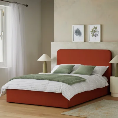 Habitat Habitat Chadwell Double End Lift Ottoman Bed - Rust