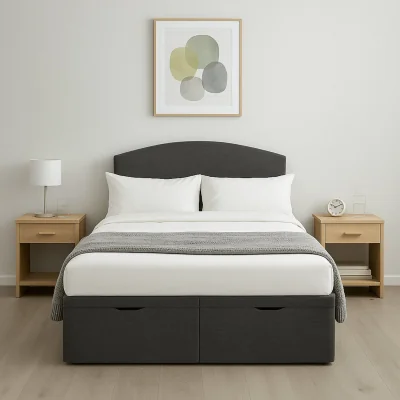 Habitat Millbrook Archer Superking End Lift Ottoman Bed - Charcoal