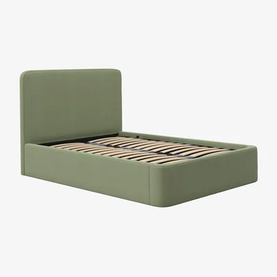 John Lewis John Lewis Curved Ottoman Storage Upholstered Bed Frame, King Size