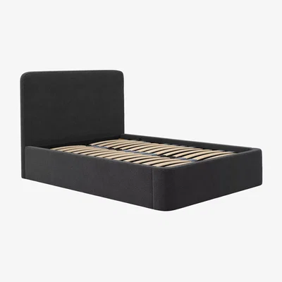 John Lewis John Lewis Curved Ottoman Storage Upholstered Bed Frame, King Size