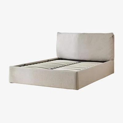 John Lewis MADE Harlow Ottoman Storage Bed, King Size, Oat
