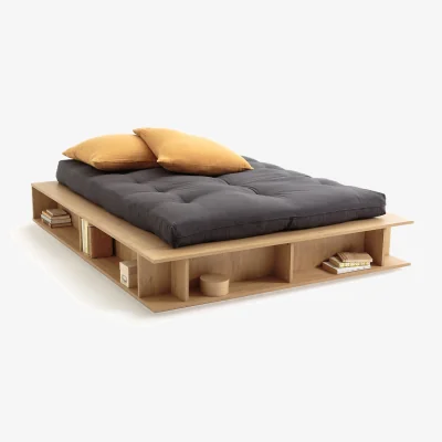 La Redoute Presto Pine Storage Bed with Hinged Bed Base