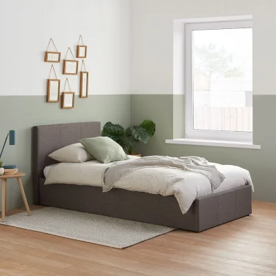 La Redoute Bruno Fabric Upholstered Ottoman Bed