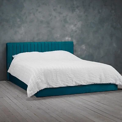 La Redoute Padded Headboard Upholstered Ottoman Bed