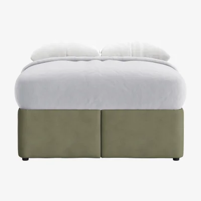 Loaf Bottoms Up Ottoman Bed, King (Allotment Clever Cotton)
