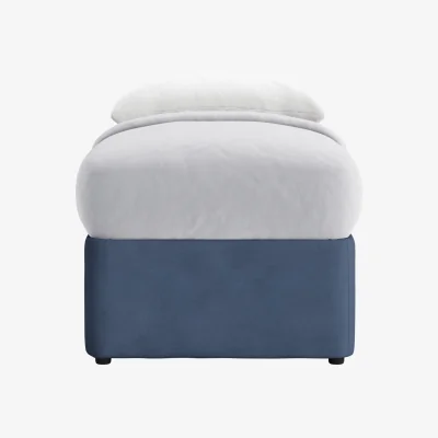 Loaf Bottoms Up Ottoman Bed, Single (Sloe Berry Bush Clever Cotton)