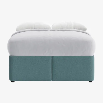 Loaf Bottoms Up Ottoman Bed, Double (Lighthouse Clever Linen)