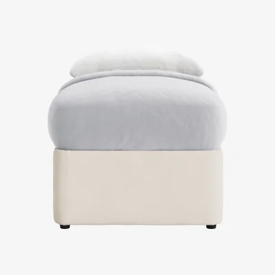 Loaf Bottoms Up Ottoman Bed, Single (Posh Envelope Clever Cotton)