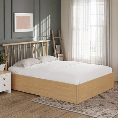The Range Fusum Spindle Ottoman Bed - Oak