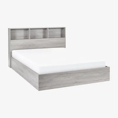 The Range Bali Ottoman Storage Bed - Grey Oak