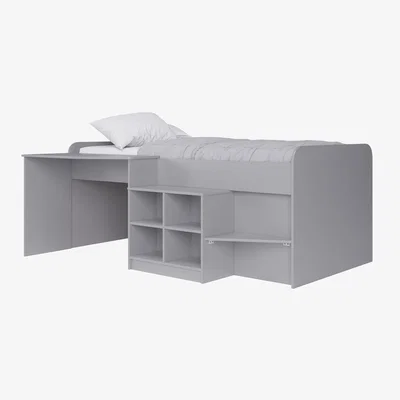 The Range Single Cabin Pilot Storage Bed - Grey