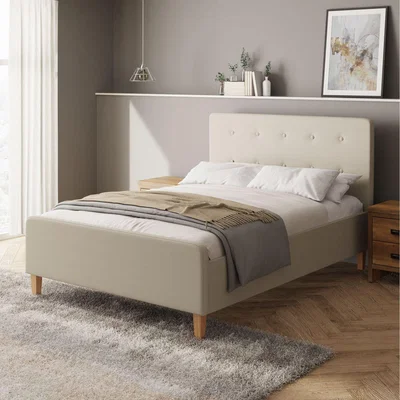The Range Ashbourne Ottoman Bedframe - Natural / Double