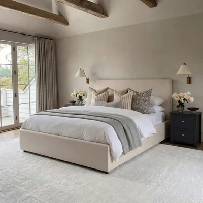 The Range Wilder Storage Bed - White / King
