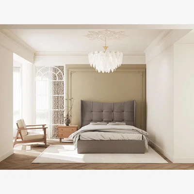 The Range Verona 5' (King) Ottoman Bed - Brown