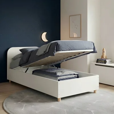 The Range Agnes Single Gas Lift Ottoman Bed with Storage