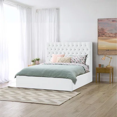 The Range Sterling Storage Bed - White / King