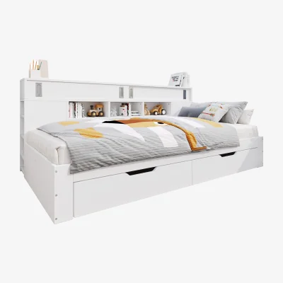 The Range Multifunctional storage bed with drawers - White