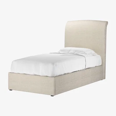 Sofa.com Thea Single Ottoman Bed in Jasmine Silky Jacquard Weave