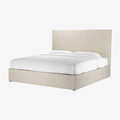 Sofa.com Avery 130cm Super King Ottoman Bed in Jasmine Silky Jacquard Weave