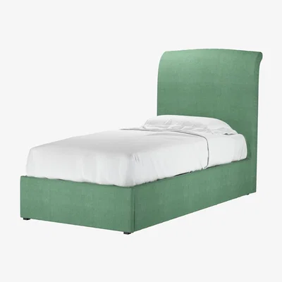 Sofa.com Thea Single Ottoman Bed in Celadon Easy Cotton
