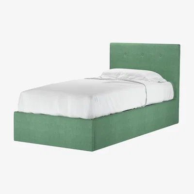 Sofa.com Avery 100cm Single Ottoman Bed in Celadon Easy Cotton