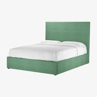 Sofa.com Avery 130cm King Ottoman Bed in Celadon Easy Cotton