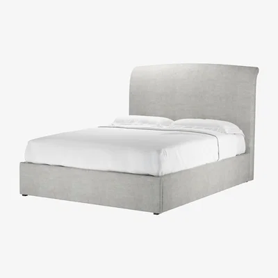 Sofa.com Thea King Ottoman Bed in Fog Aquaclean Clever Chenille