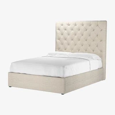 Sofa.com Rosalie 150cm Double Ottoman Bed in Jasmine Silky Jacquard Weave