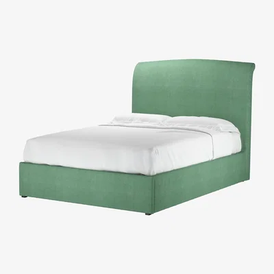 Sofa.com Thea Double Ottoman Bed in Celadon Easy Cotton