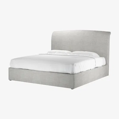 Sofa.com Thea Super King Ottoman Bed in Fog Aquaclean Clever Chenille