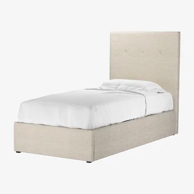 Sofa.com Avery 130cm Single Ottoman Bed in Jasmine Silky Jacquard Weave